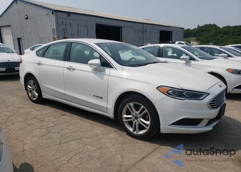 2018 Ford Fusion Se Hybrid из США, поврежденный, VIN 3FA6P0LU2JR118739